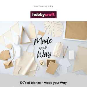 Hobby Craft, your next craft project starts here!👉