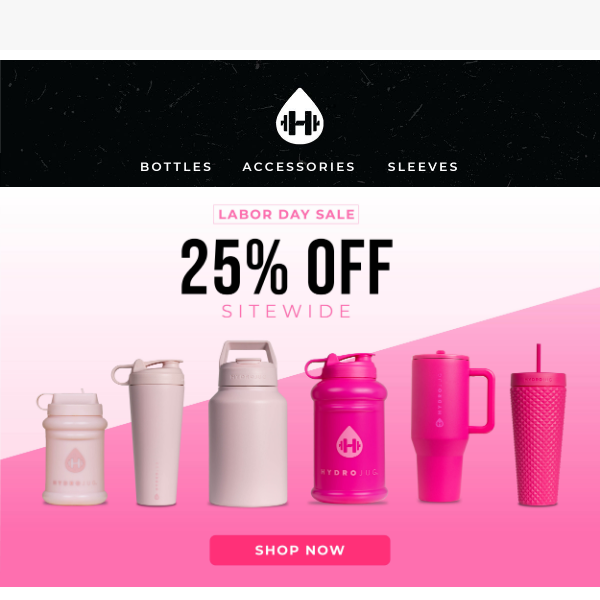 25% Off At HydroJug Starts NOW!