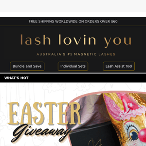 Put your best lash forward this Easter with our Giveaway 🎁