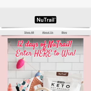 🎁 Our first EVER: 12 Days of NuTrail 🎁