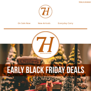 🎅 Early Black Friday Deals!