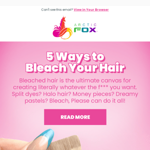5 Ways to Bleach Your Hair