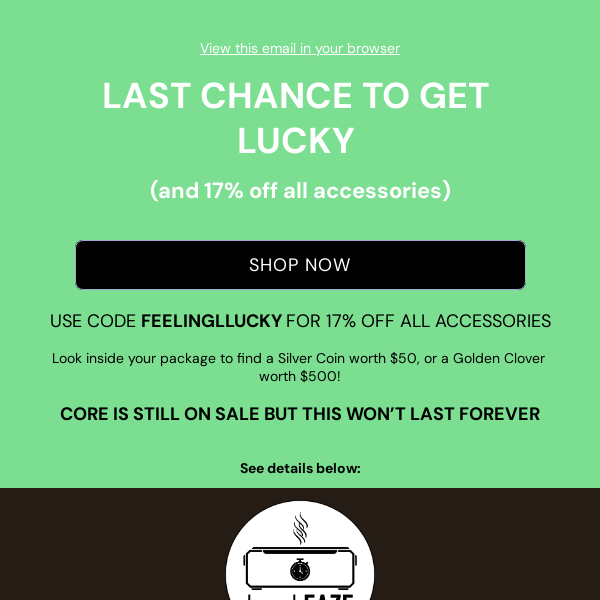 Take advantage of the best sale yet!