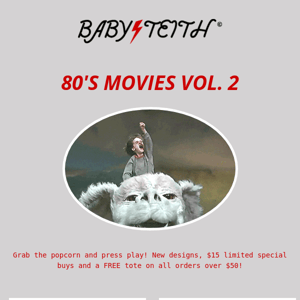 Press Play! 80's Movie Collection VOL2 is here.