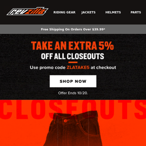 Closeouts On Riding Pants In Every Size