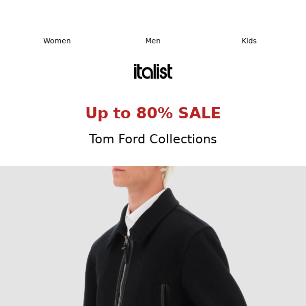 TOM FORD up to 80% Sale—Coats, Sweaters, Trousers & more
