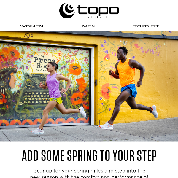 Add some spring to your step