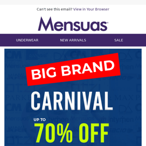 Big Brand Carnival - Up to 70% Off on 20+ Brands