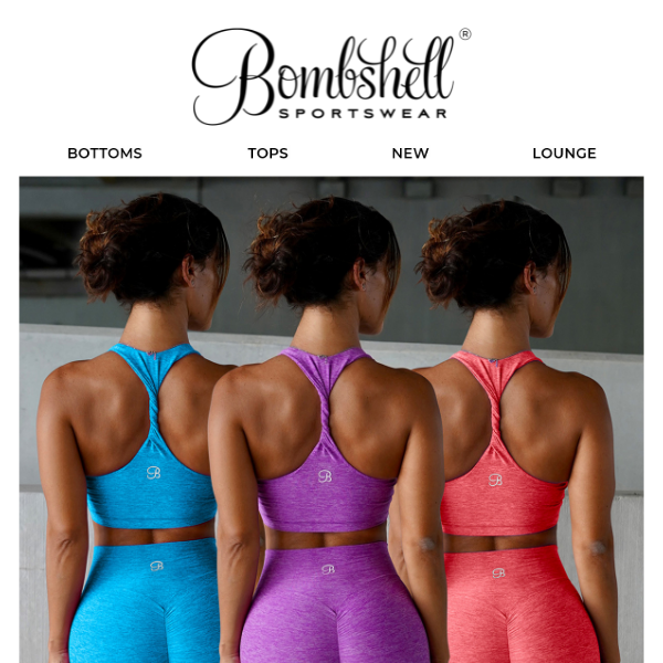 BOMBSHELL Sportswear Inspire Ribbed Seamless Spandex Shorts, Grey