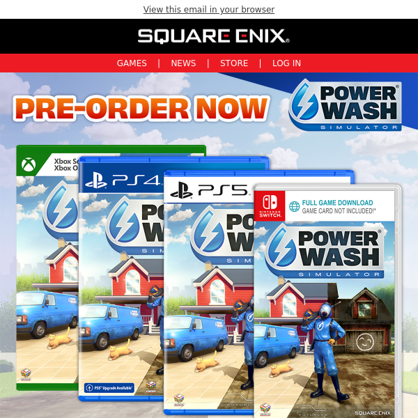 Square Enix Collective Bringing Powerwash Simulator to PlayStation