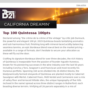 Top 100 Quintessa 100pts