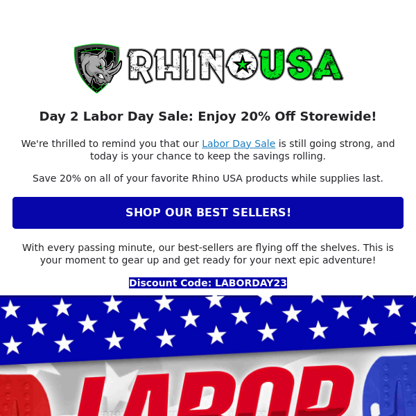 💥Day 2: Labor Day Sale Continues!💥