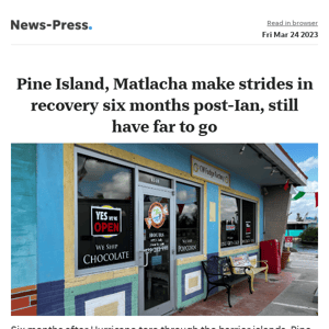 News alert: Pine Island, Matlacha make strides in recovery six months post-Ian, still have far to go