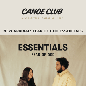 New Arrivals: Fear of God ESSENTIALS