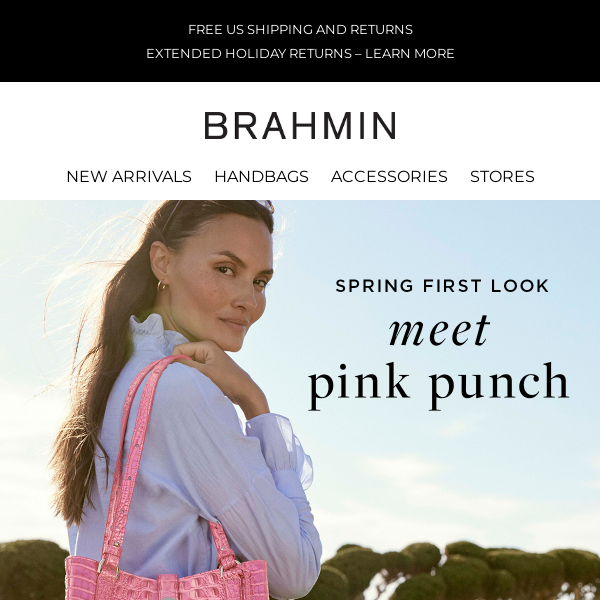 Brahmin Delphine Large Duxbury Satchel in Pink
