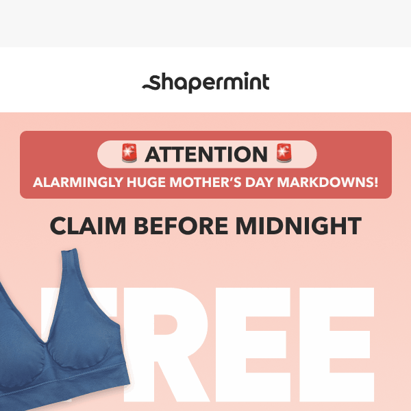 Claim here your free bralette 🙈 - Shapermint