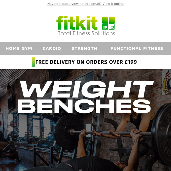 Boost Your Home Gym with FitKit's Adjustable Weight Benches 💪