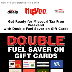 Earn DOUBLE Fuel Saver ⛽️⛽️