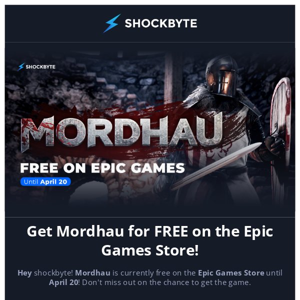 Get Mordhau for FREE on the Epic Games Store! 😱