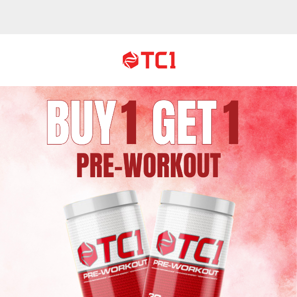 👊 Power Up Your Training: Buy1Get1 Free Pre-workout Today!