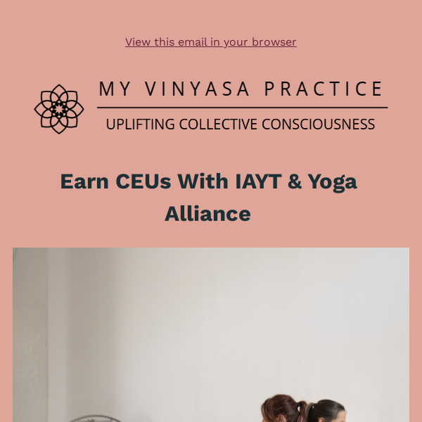 Get CEUs With IAYT or Yoga Alliance When You Complete Somatic Healing