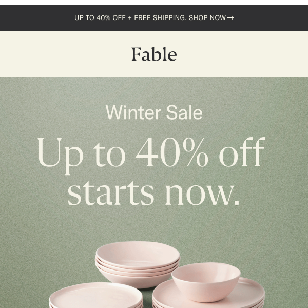Winter Sale Starts NOW ❄️