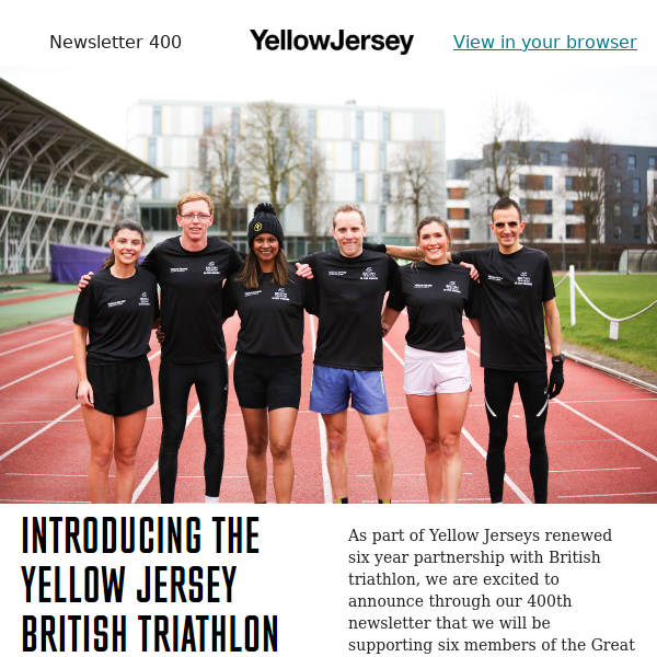 Introducing the Yellow Jersey British Triathlon Age-Group Ambassadors