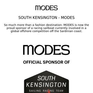 All aboard the South Kensington - MODES!