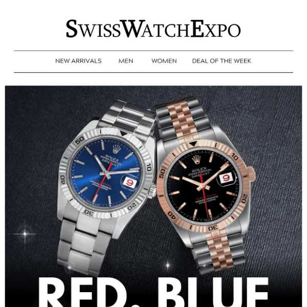 The Memorial Day Edit: Watches in Red, Blue & White