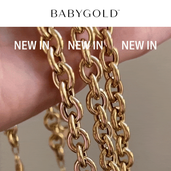 New In: Gold Chains + 20% Off Sitewide