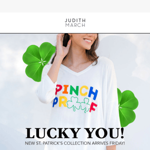 🍀It’s your lucky day, Judith March!