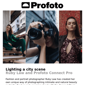 Lighting a city scene with Connect Pro