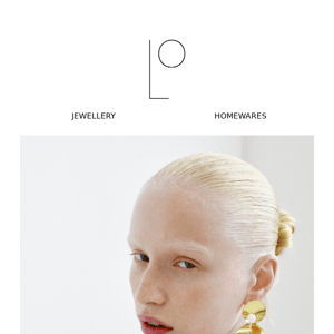 New in: LO Infinity Drop Earrings