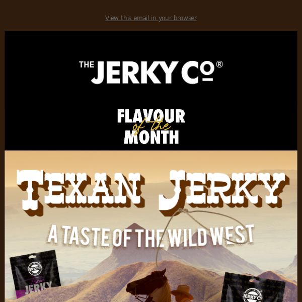 Flavour Of The Month: Texan Beef Jerky! 🤠