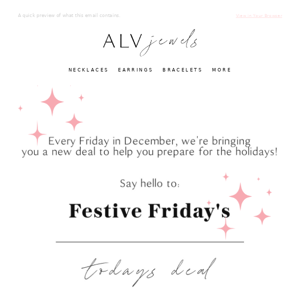 Festive fridays are back!!