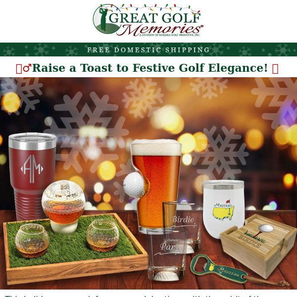 Deck the Halls with Golf Cheers! 🍻🎄