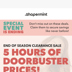 5 Hours of Doorbuster Prices 🤩