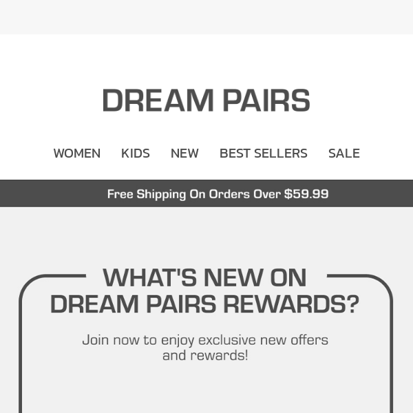 Dream Pairs Rewards Update!