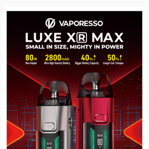 A 80W POD MOD In LUXE X Series, LUXE XR MAX is coming!