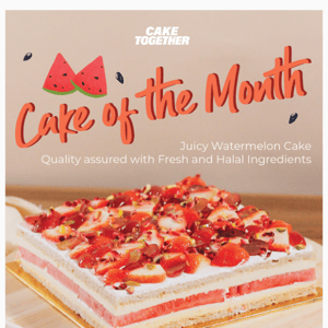 Cake of the Month ❤
