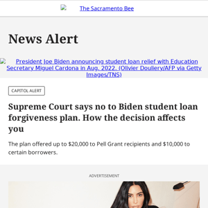 Supreme Court blocks Biden student loan forgiveness