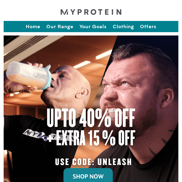 Unleash the Inner BEAST with UPTO 40% OFF