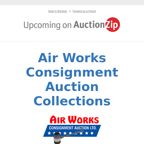 Air Works Consignment Auction Collections