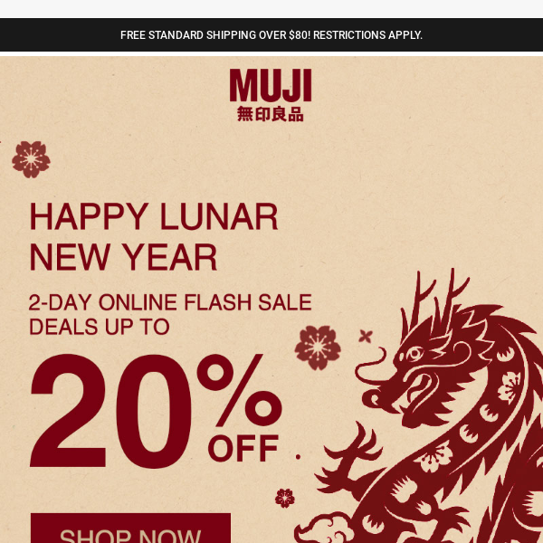 Celebrate Lunar New Year With Limited Time Deals!
