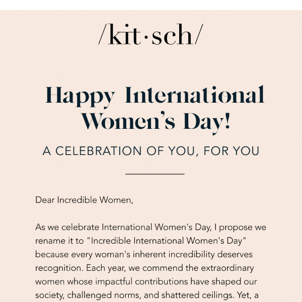 Celebrating Women's Strength: Happy International Women's Day! 💖