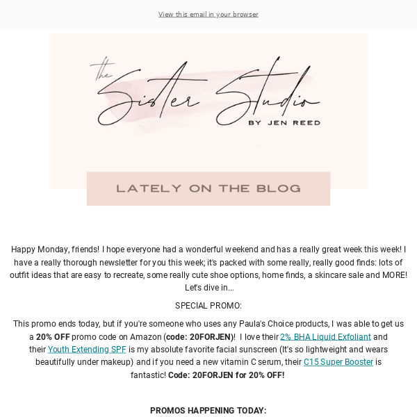Vince Camuto EXTRA 25% OFF Sale - The Sister Studio