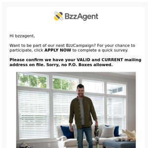 BzzAgent: Invitation to Apply: BISSELL US Campaign! 🐝