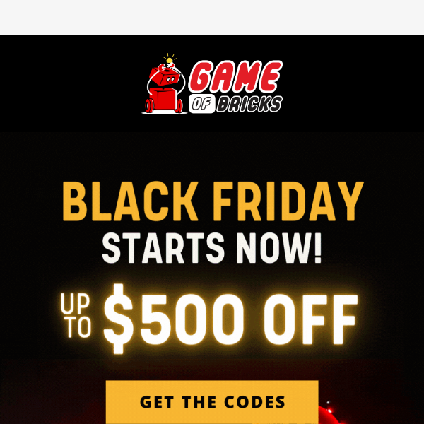 💥 Black Friday is LIVE – Act Fast for Up to $500 Off