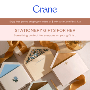 Stationery gifts just right for Her