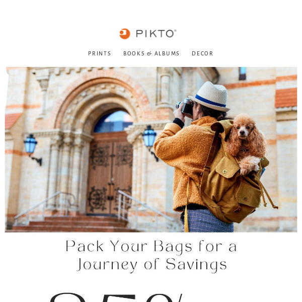 ✨ Put Your Travel Moments in Spotlight: 35% Off on Travel Photobooks 📸